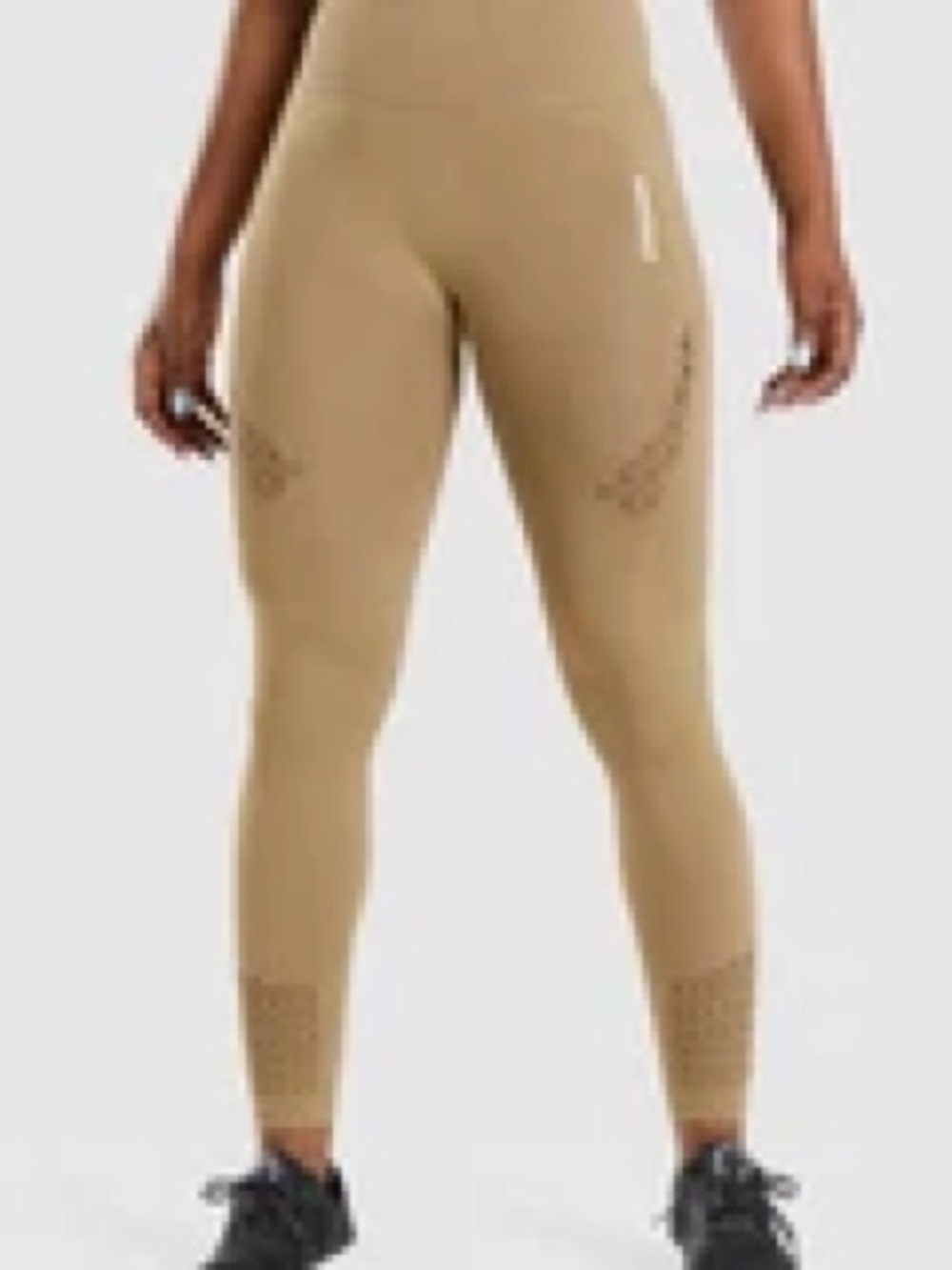 Gymshark Tan High-Waist Seamless Leggings
